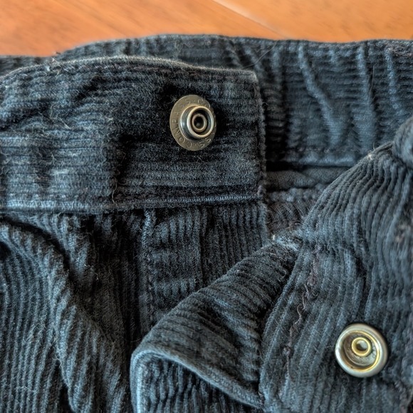 Kids Corduroy Pants Set - Black and Gray - Picture 5 of 8